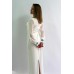 Embroidered dress "Cornflower Dreams 6" milk